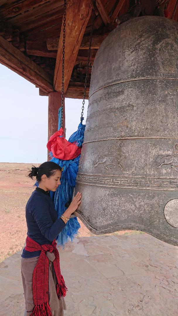 The Gobi desert's northern entrance bell to Shambhala in Mongolia