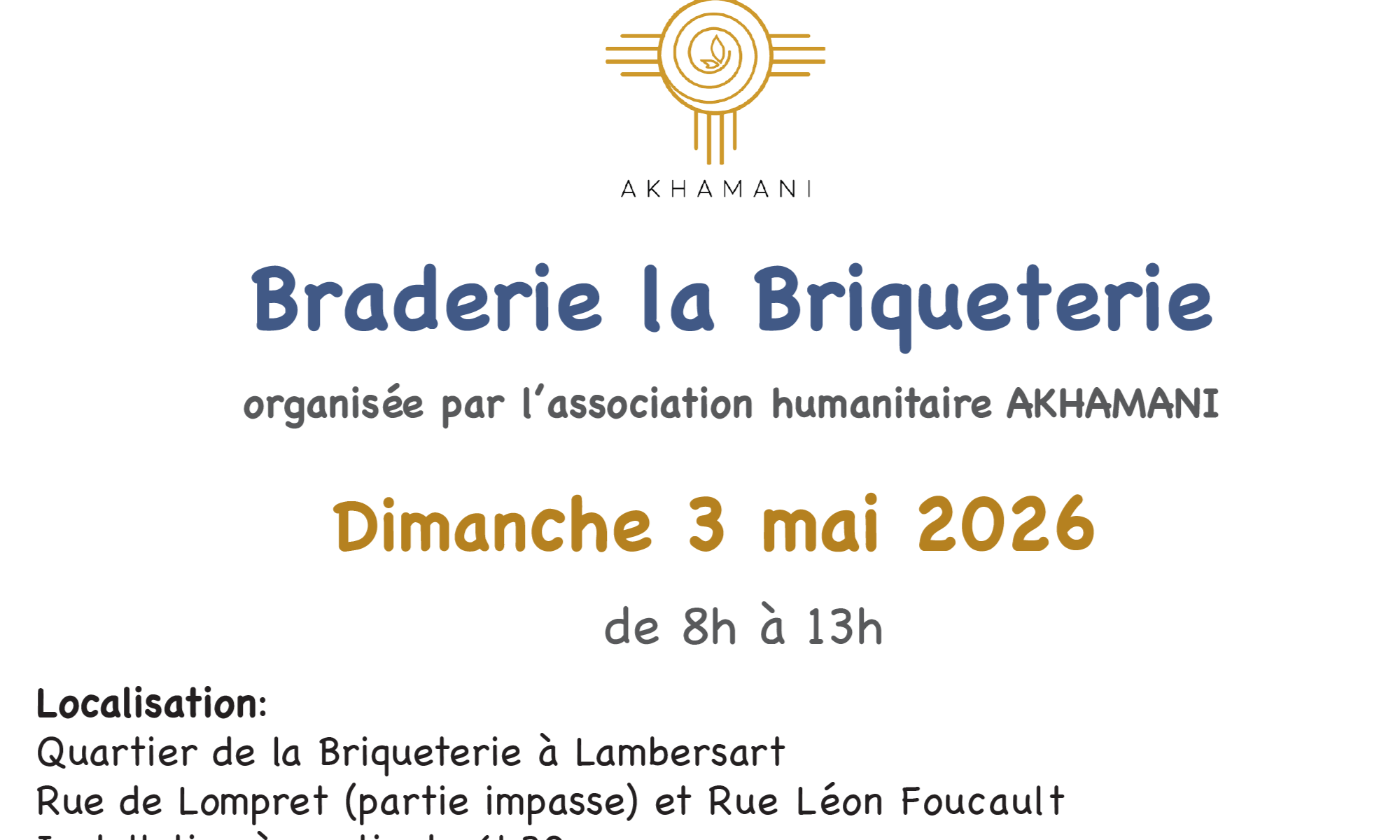AFFICHE BRADERIE A4 shortversion