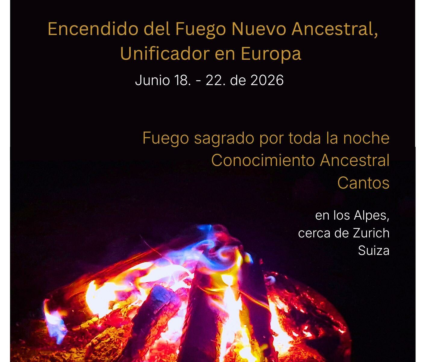 Fuego nuevo ancestral unificador en europa