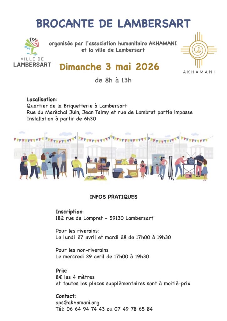 AFFICHE BRADERIE A4